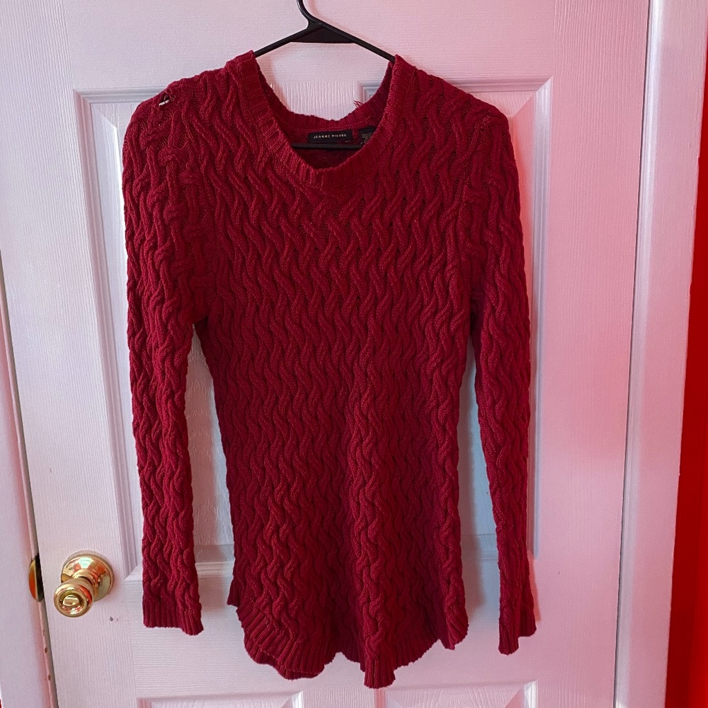 Women's Pink/Purple Pullover Sweater - M